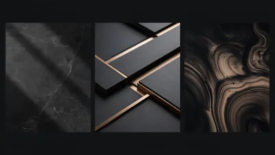 Abstract Dark Luxury Texture Backgrounds Set