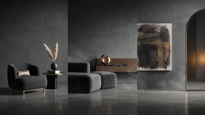 Modern Minimalist Living Room Interior Design