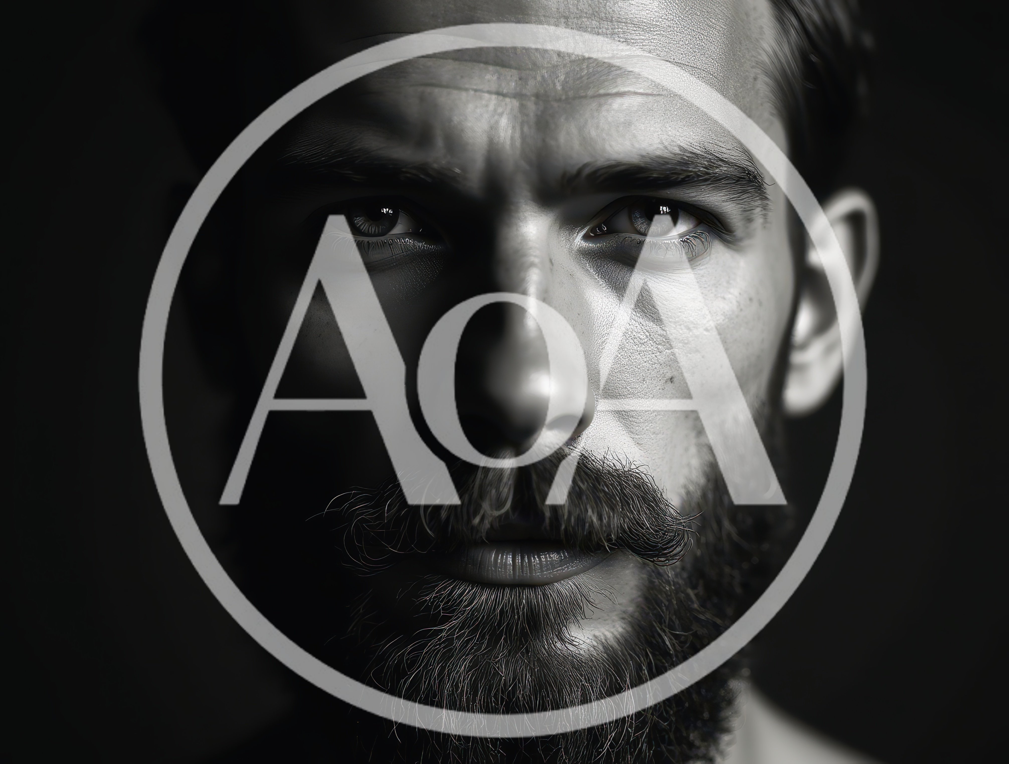 Close Up Portrait Of A Bearded Man