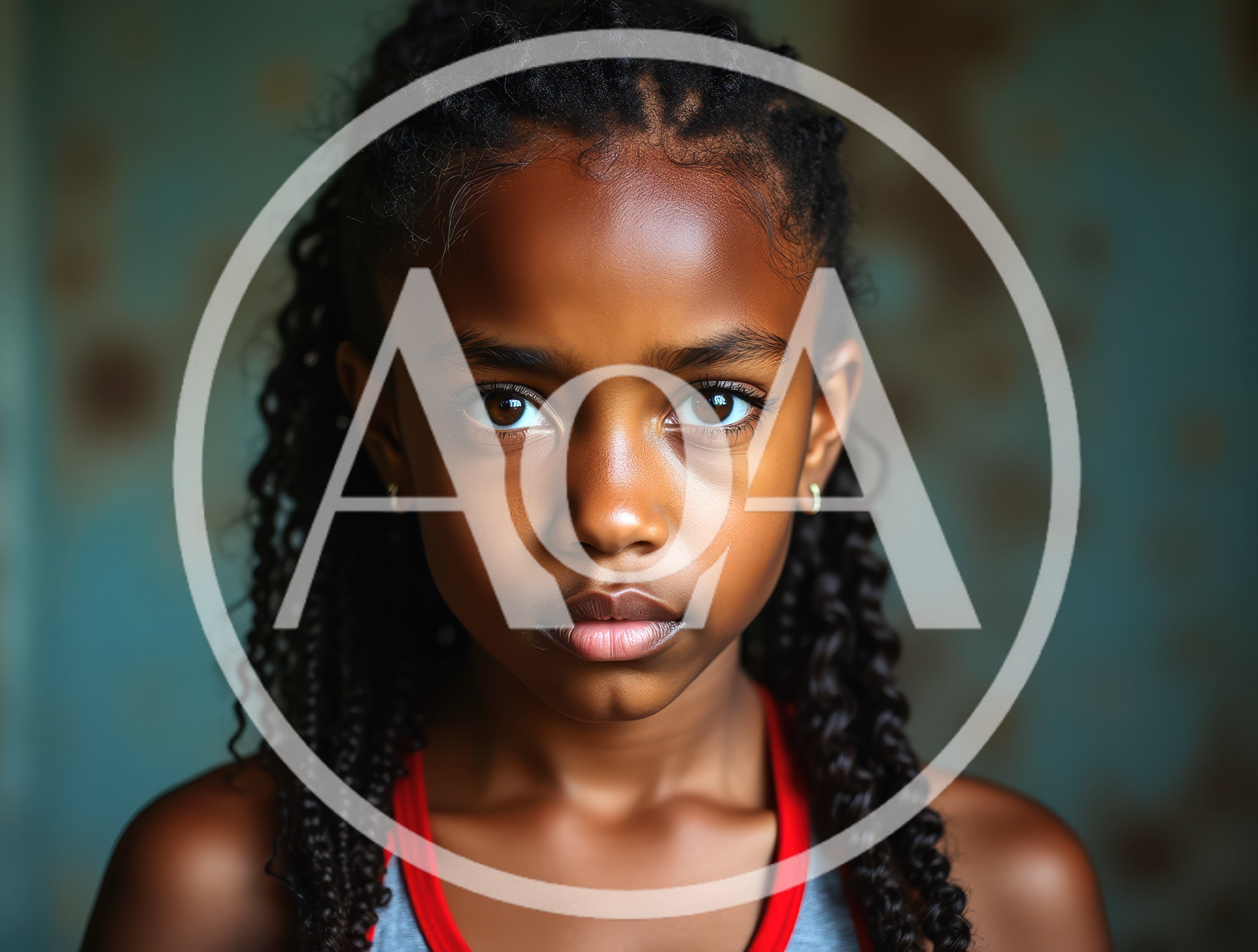 Portrait Of A Young African American Girl