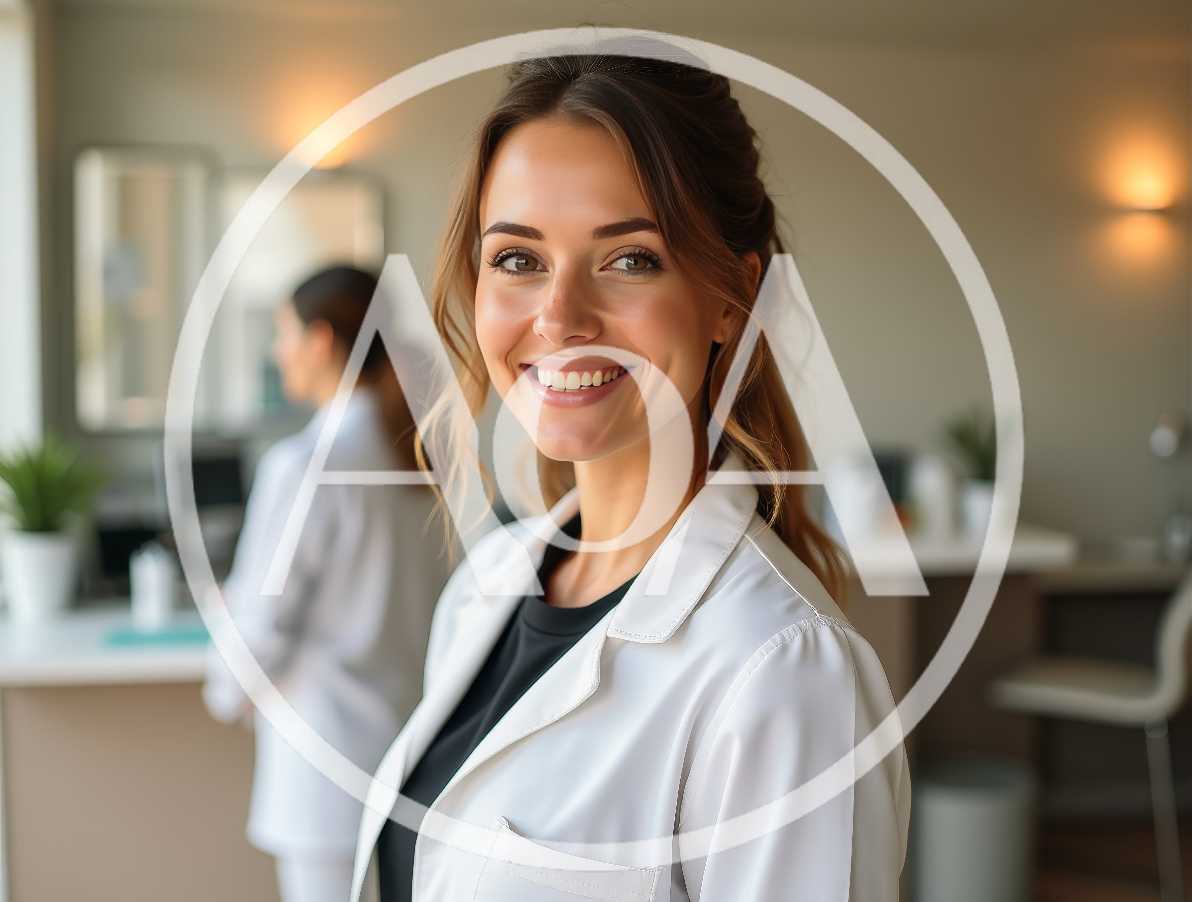 Smiling Female Doctor In A Modern Medical Clinic