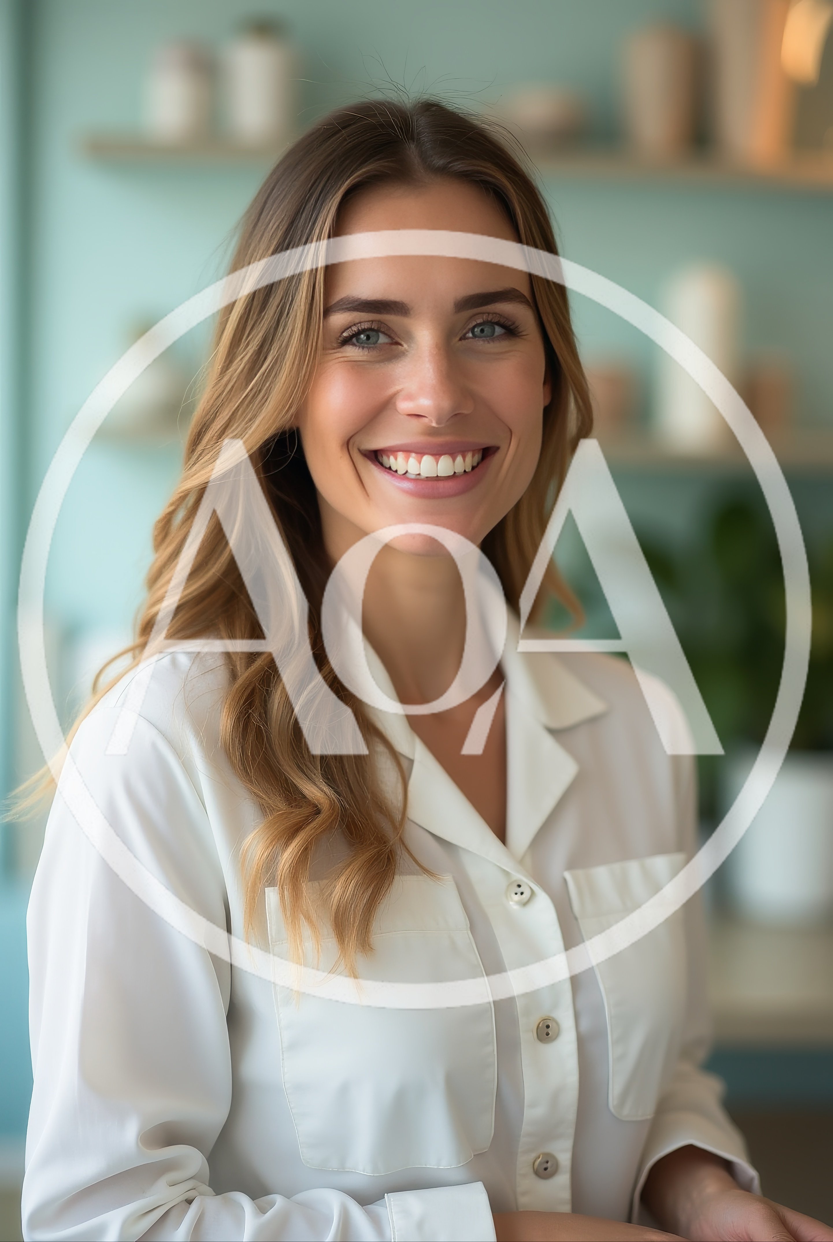 Smiling Female Professional In A Bright Modern Office