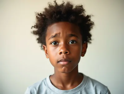 Portrait Of A Young African American Boy