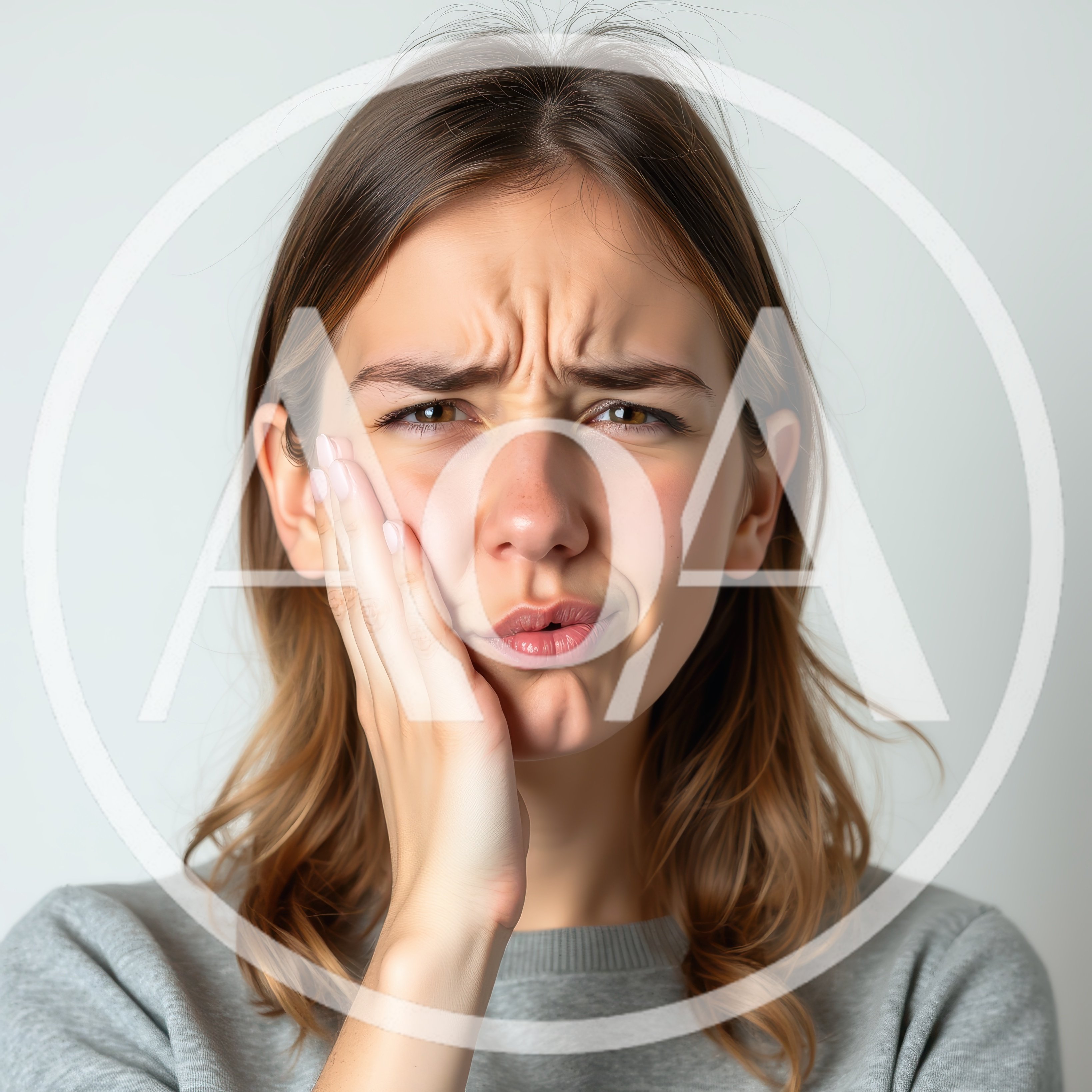 Young Woman Experiencing Severe Toothache Pain