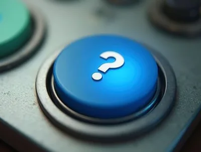 Blue Question Mark Button on Control Panel