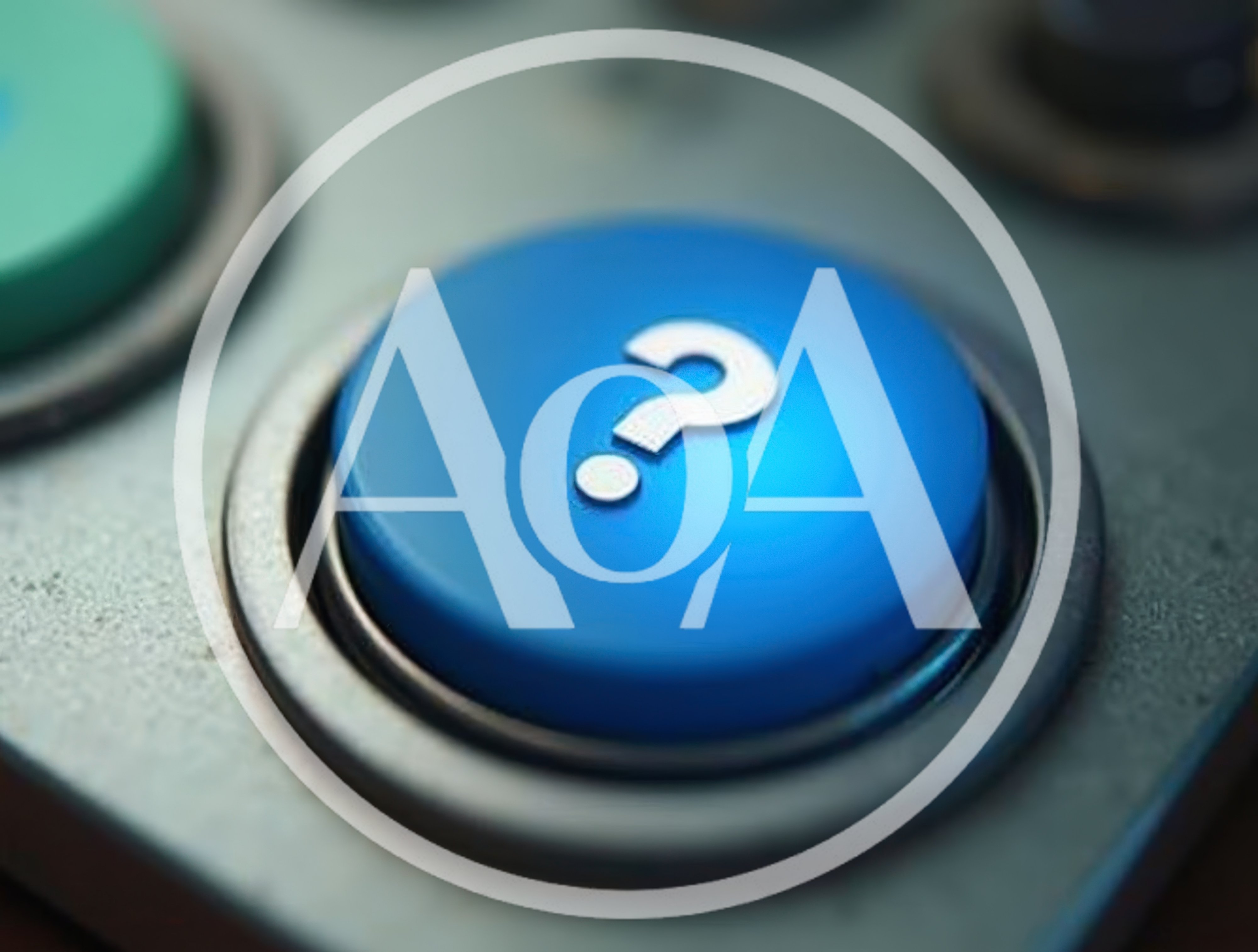 Blue Question Mark Button on Control Panel
