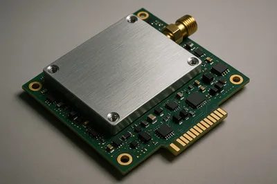 Electronic Circuit Board With Metal Heat Sink
