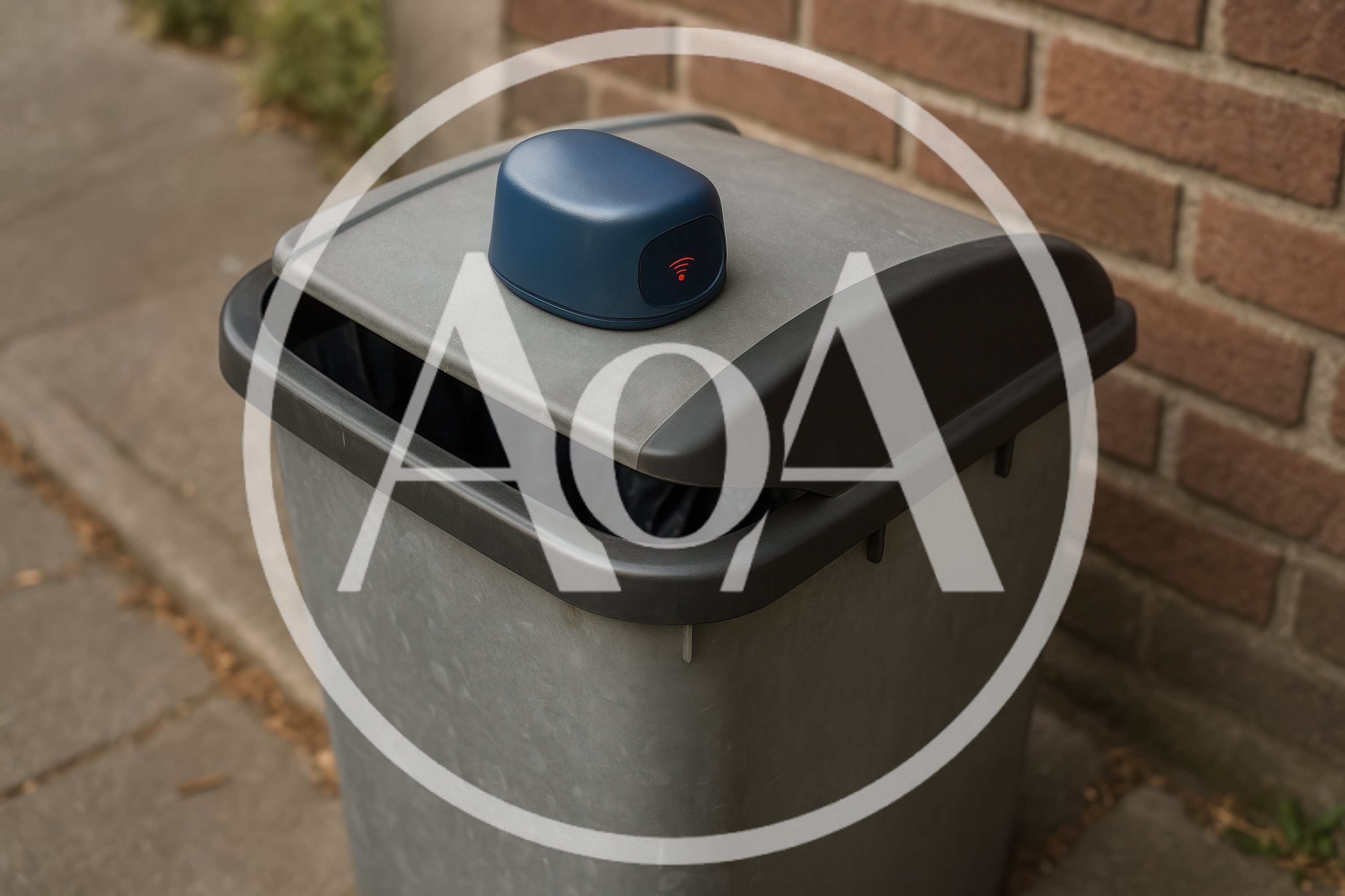Smart Waste Bin With IoT Sensor On Lid