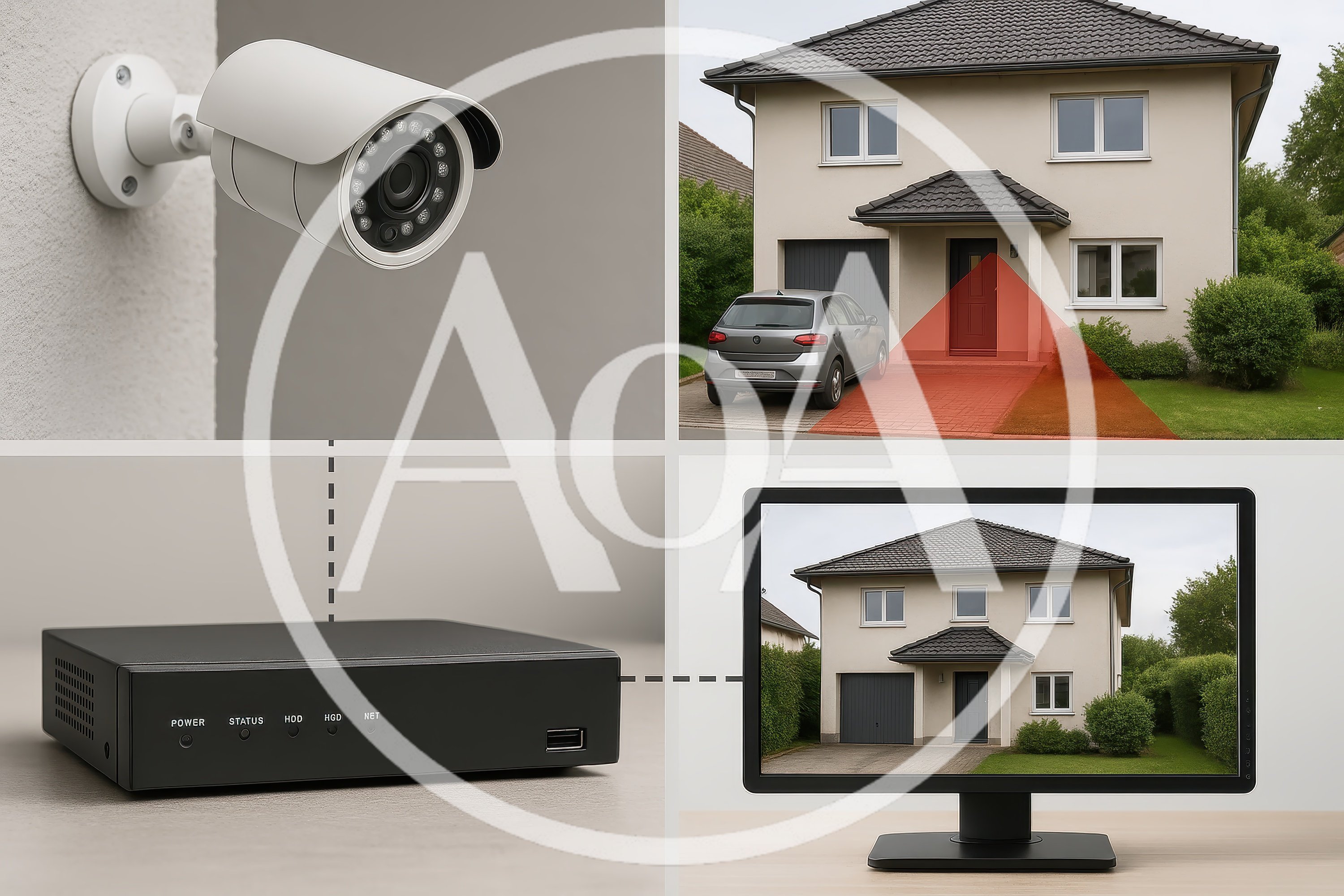 Home Security Camera System Setup and Monitoring