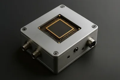 Industrial Electronic Sensor Module With Exposed Microchip