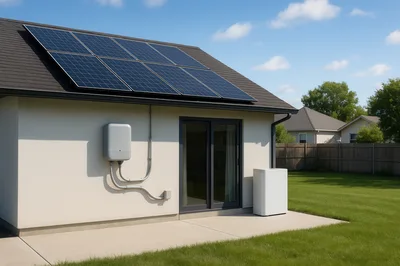 Residential Solar Panel System With Battery Storage