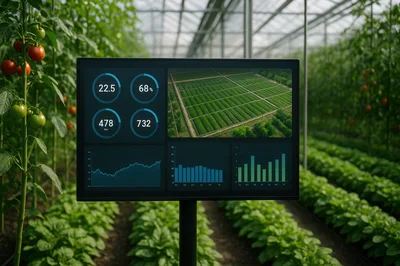 Smart Greenhouse Monitoring System With Digital Dashboard