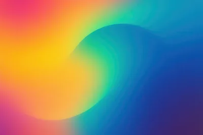 Abstract Gradient Background With Vibrant Rainbow Colors