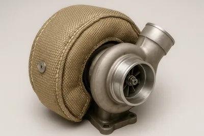 Automotive Turbocharger With Thermal Insulation Blanket
