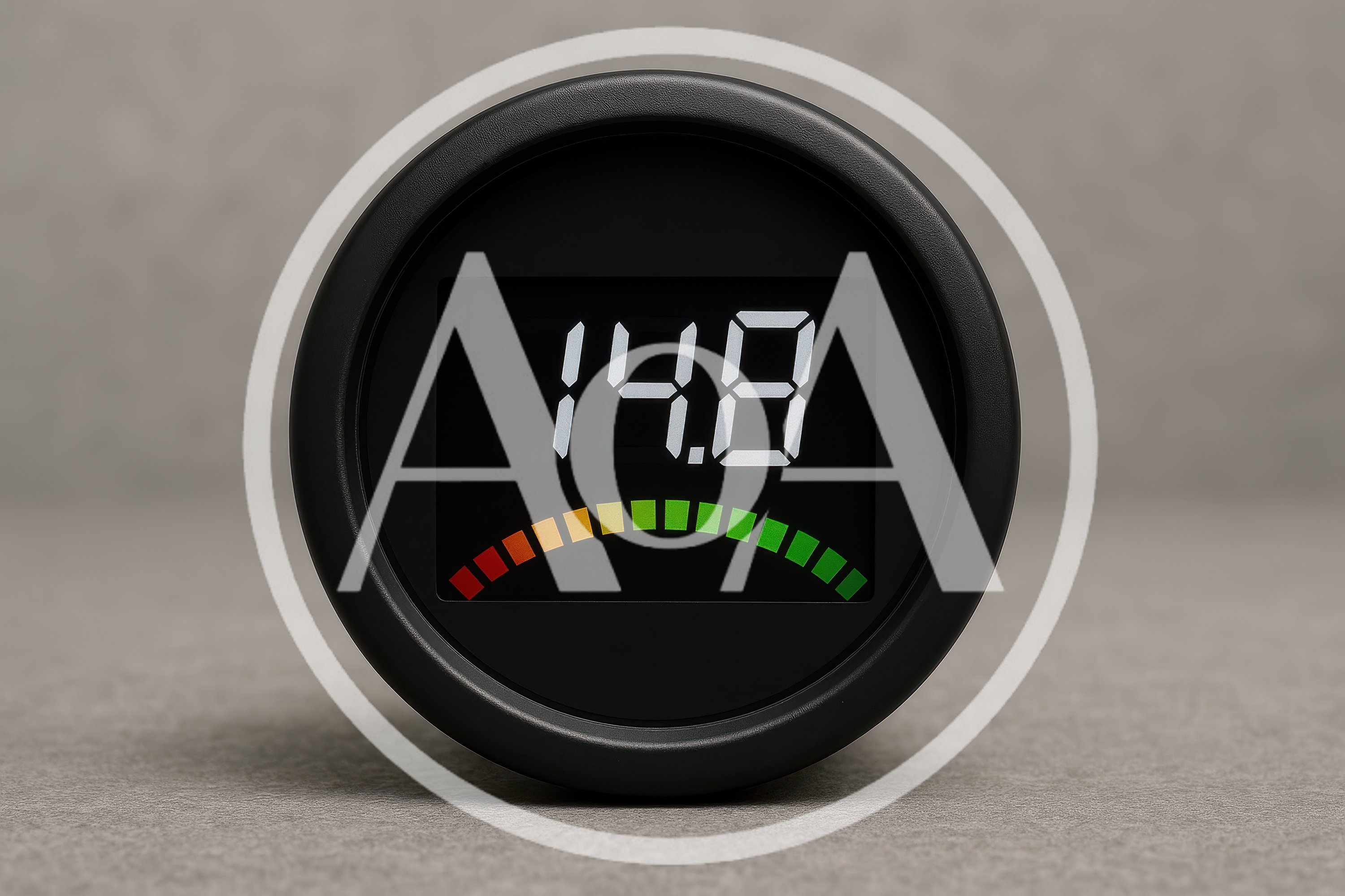 Digital Voltage Gauge Displaying 14.8 Volts