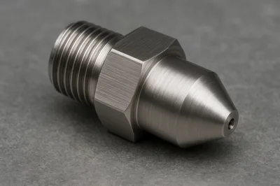 Precision Machined Metal Nozzle Fitting