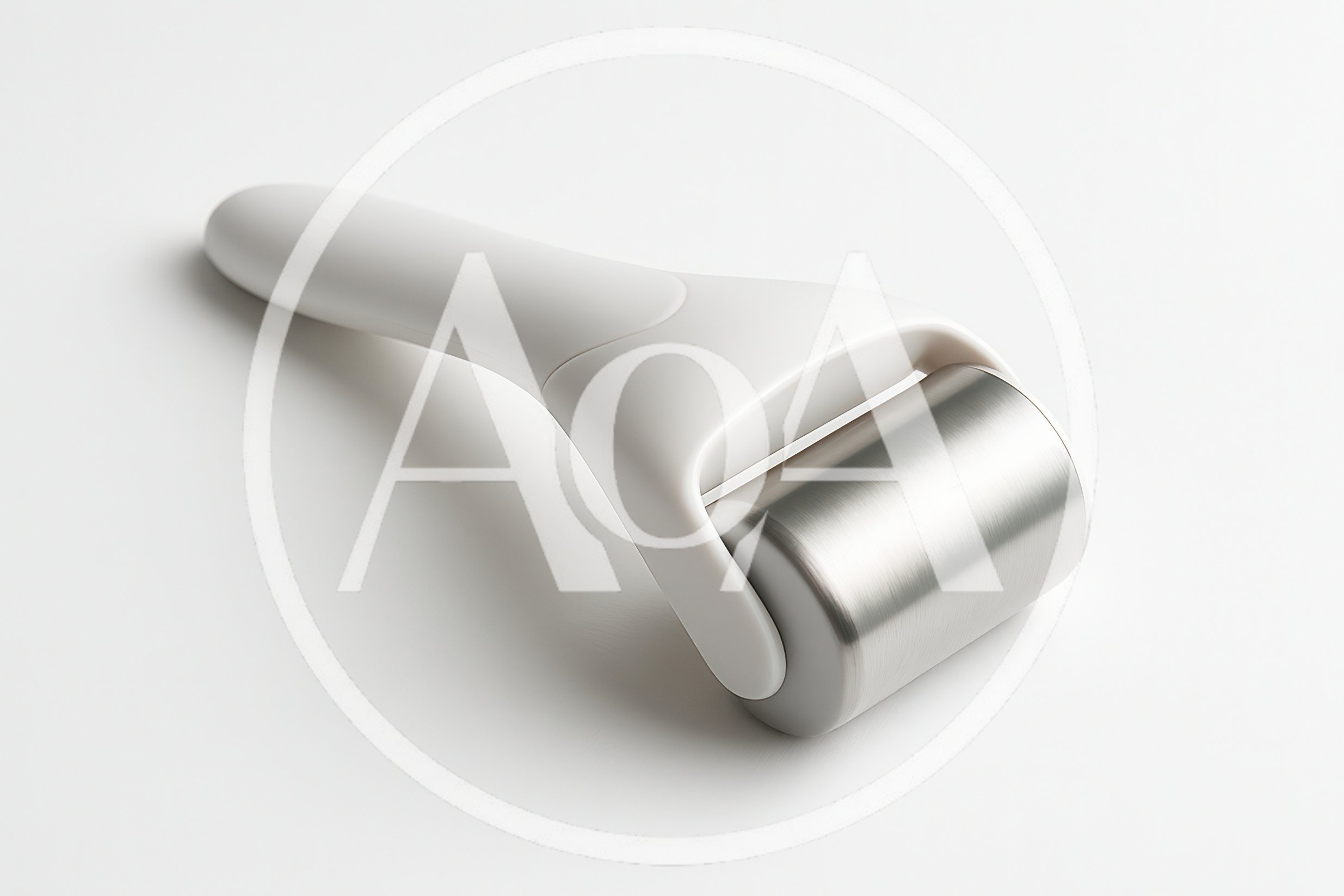 White Ice Roller For Facial Skincare Treatment