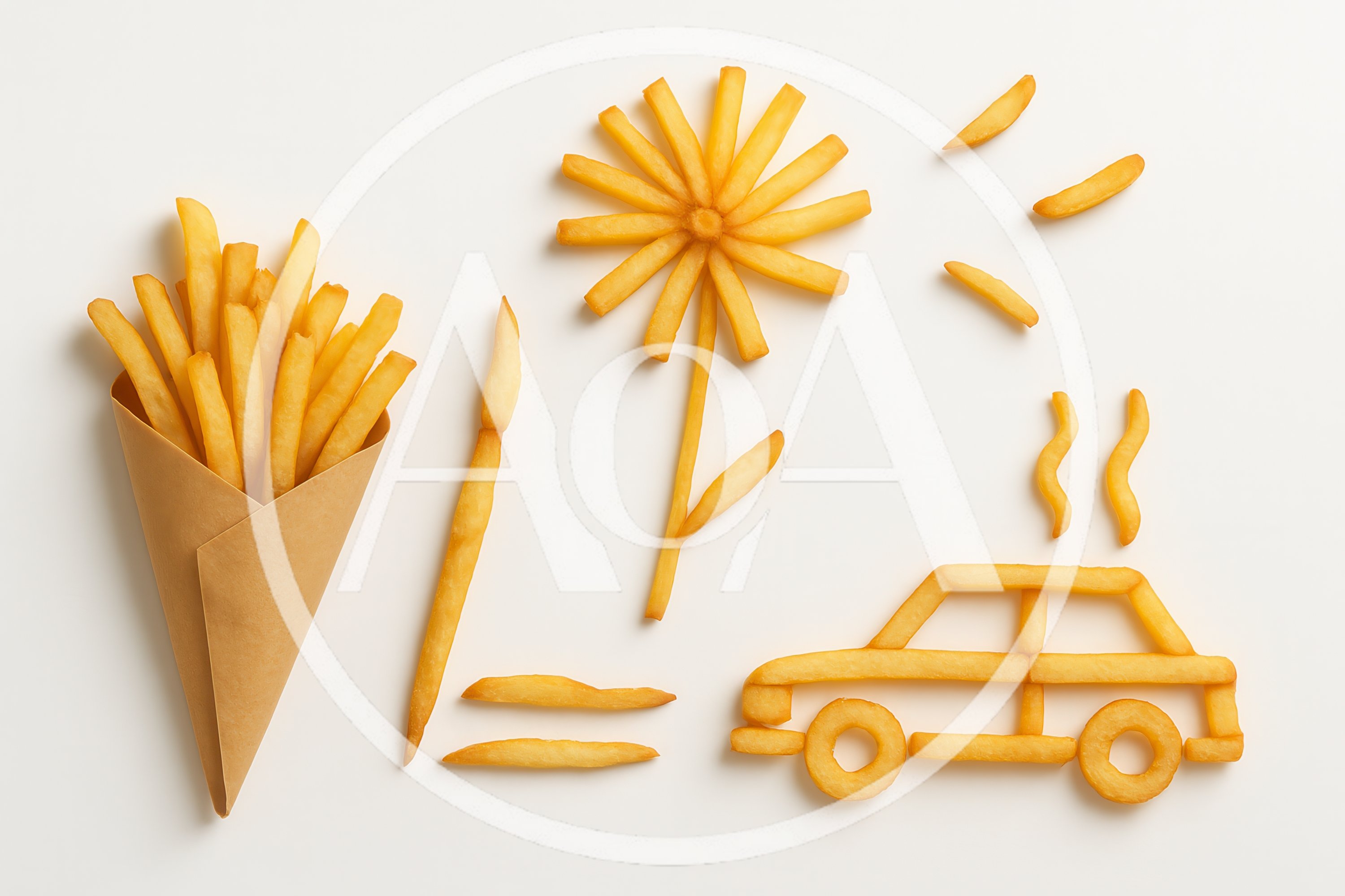 Creative Food Art Made From French Fries