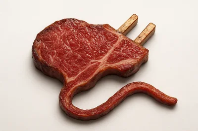 Surreal Meat Electrical Plug Concept Art