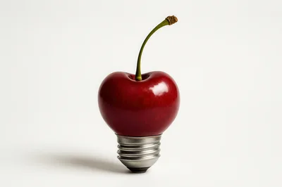 Cherry Shaped Light Bulb Concept