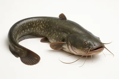 Full Body Shot Of A Freshwater Catfish