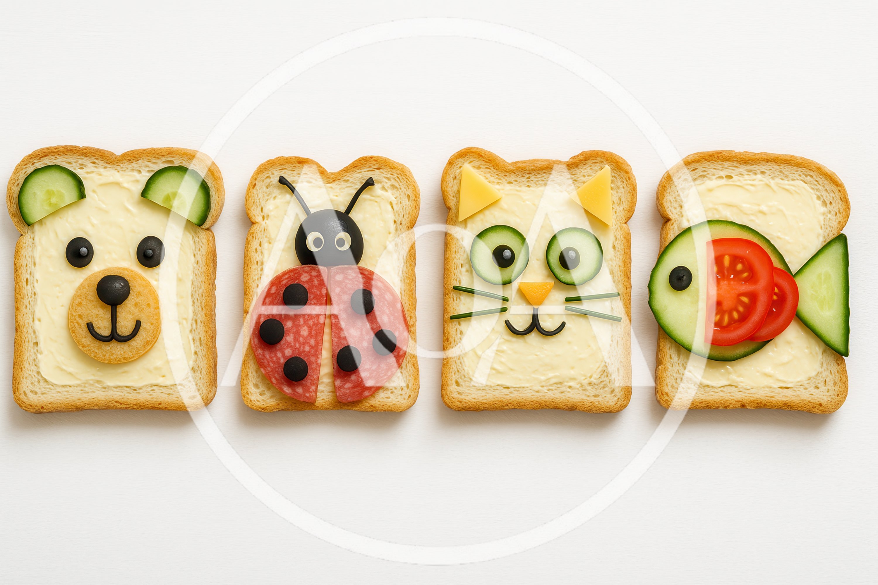 Creative Animal Shaped Sandwiches For Kids