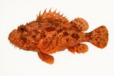 Detailed Illustration Of A Red Scorpionfish