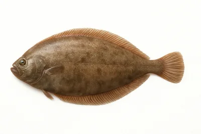 Flatfish Isolated On White Background