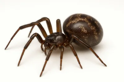 Macro Studio Shot Of A False Widow Spider