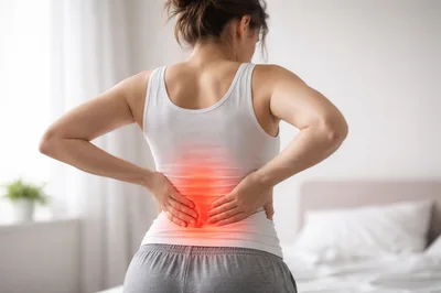 Woman Suffering From Lower Back Pain