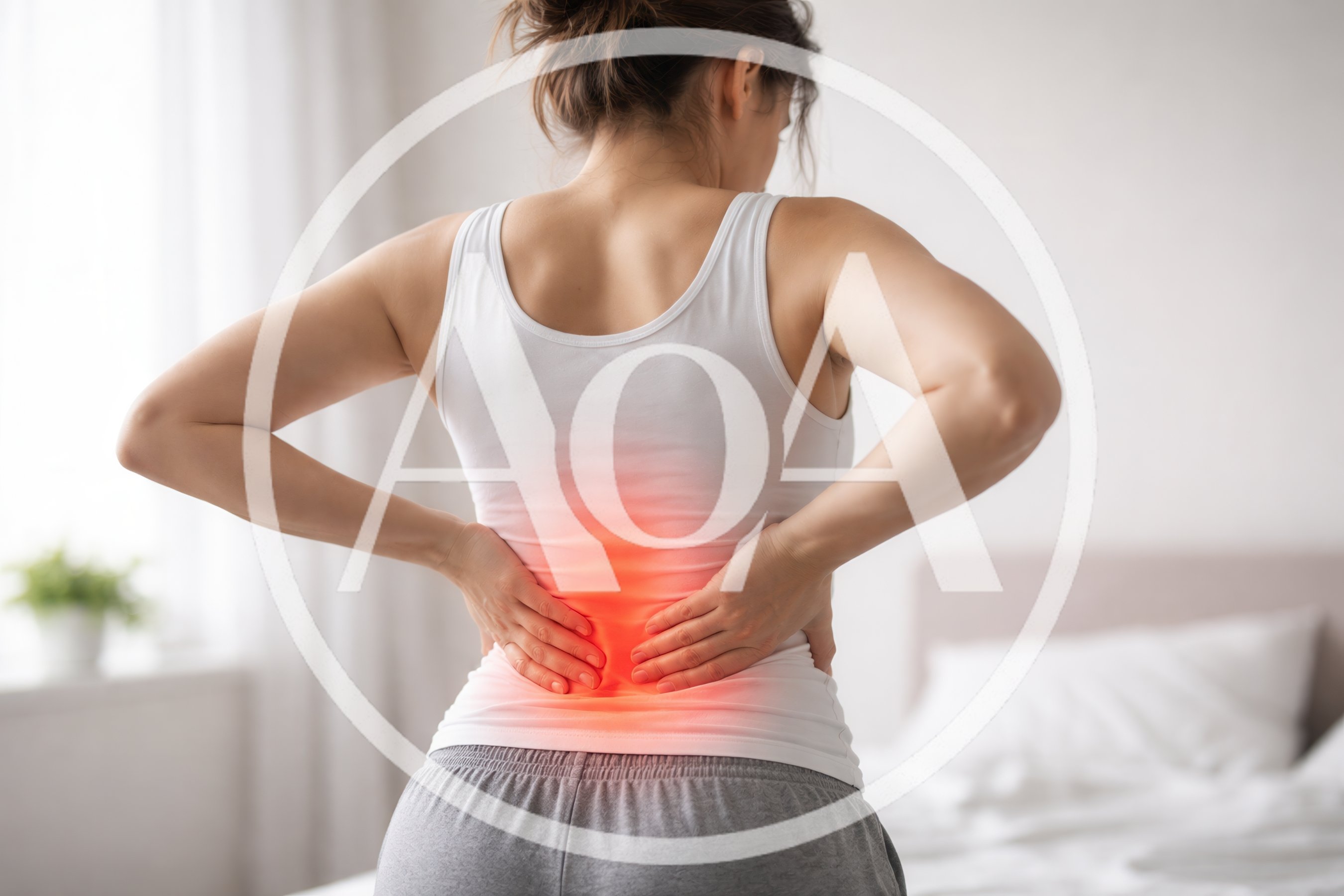 Woman Suffering From Lower Back Pain