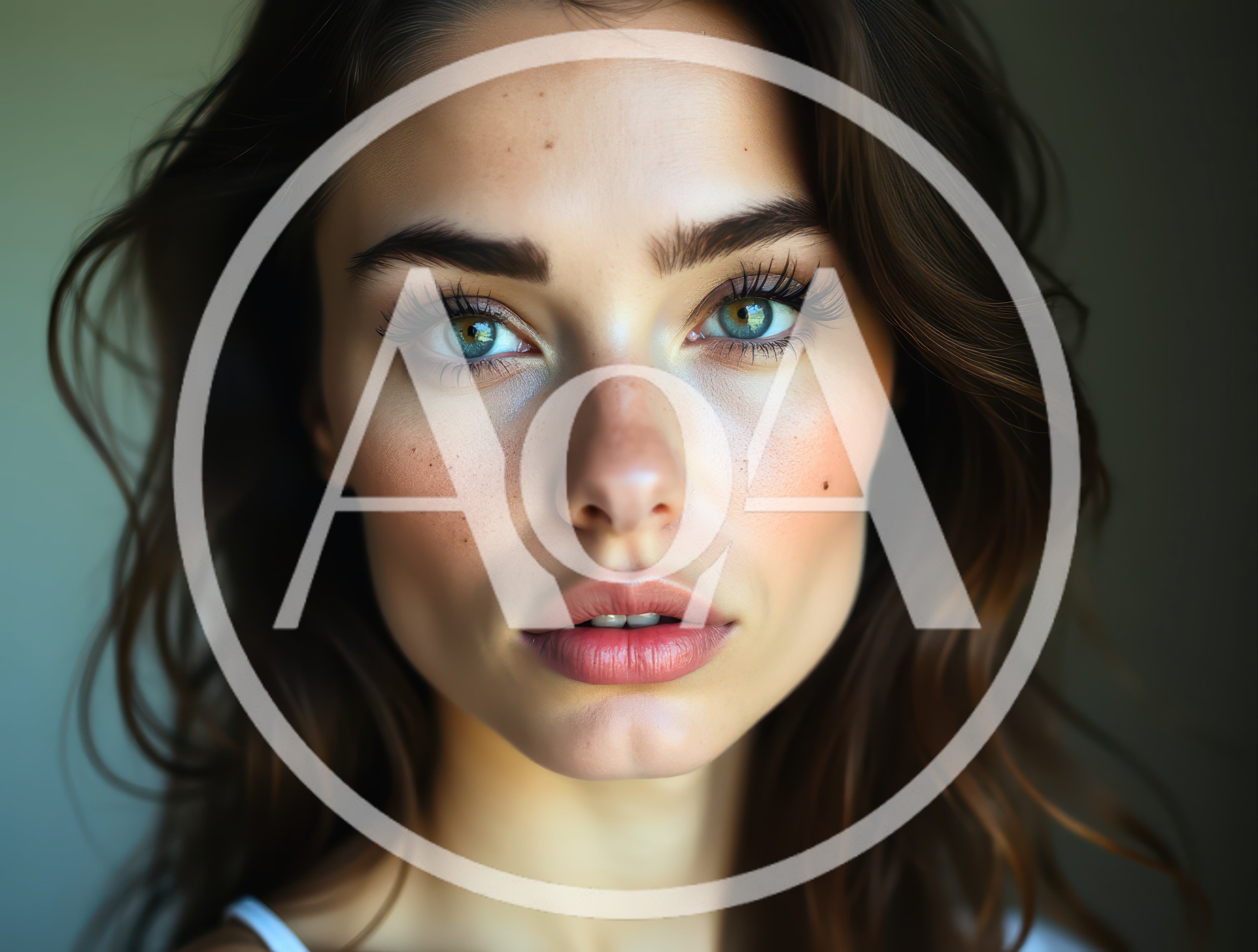 Portrait Of A Young Woman With Natural Makeup