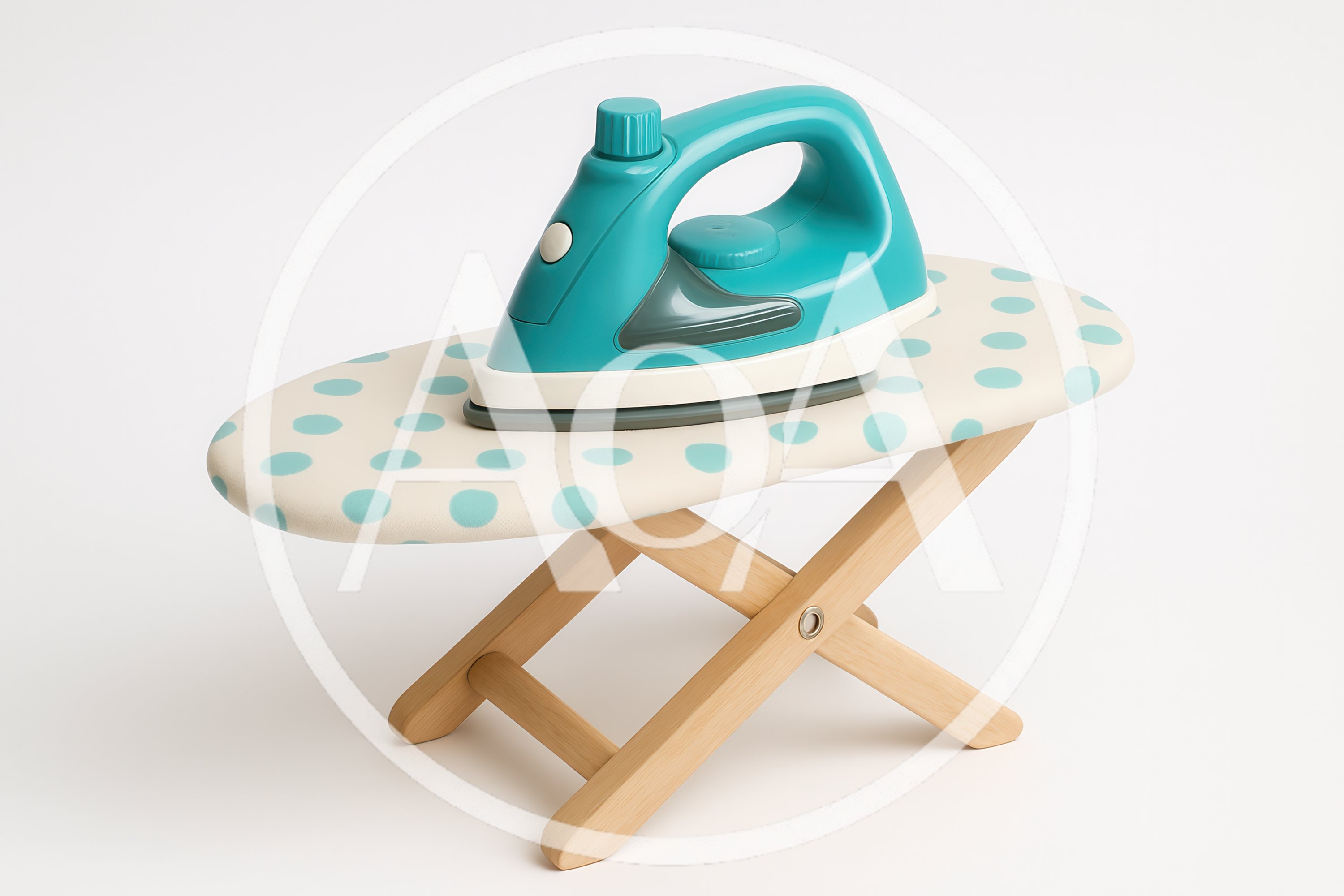 Toy Iron And Ironing Board Set