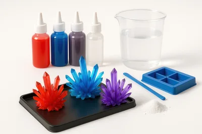DIY Crystal Growing Science Kit Set