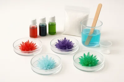 Crystal Growing Science Experiment Kit Components