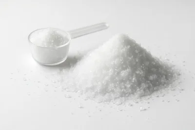 White Crystalline Powder With Measuring Scoop