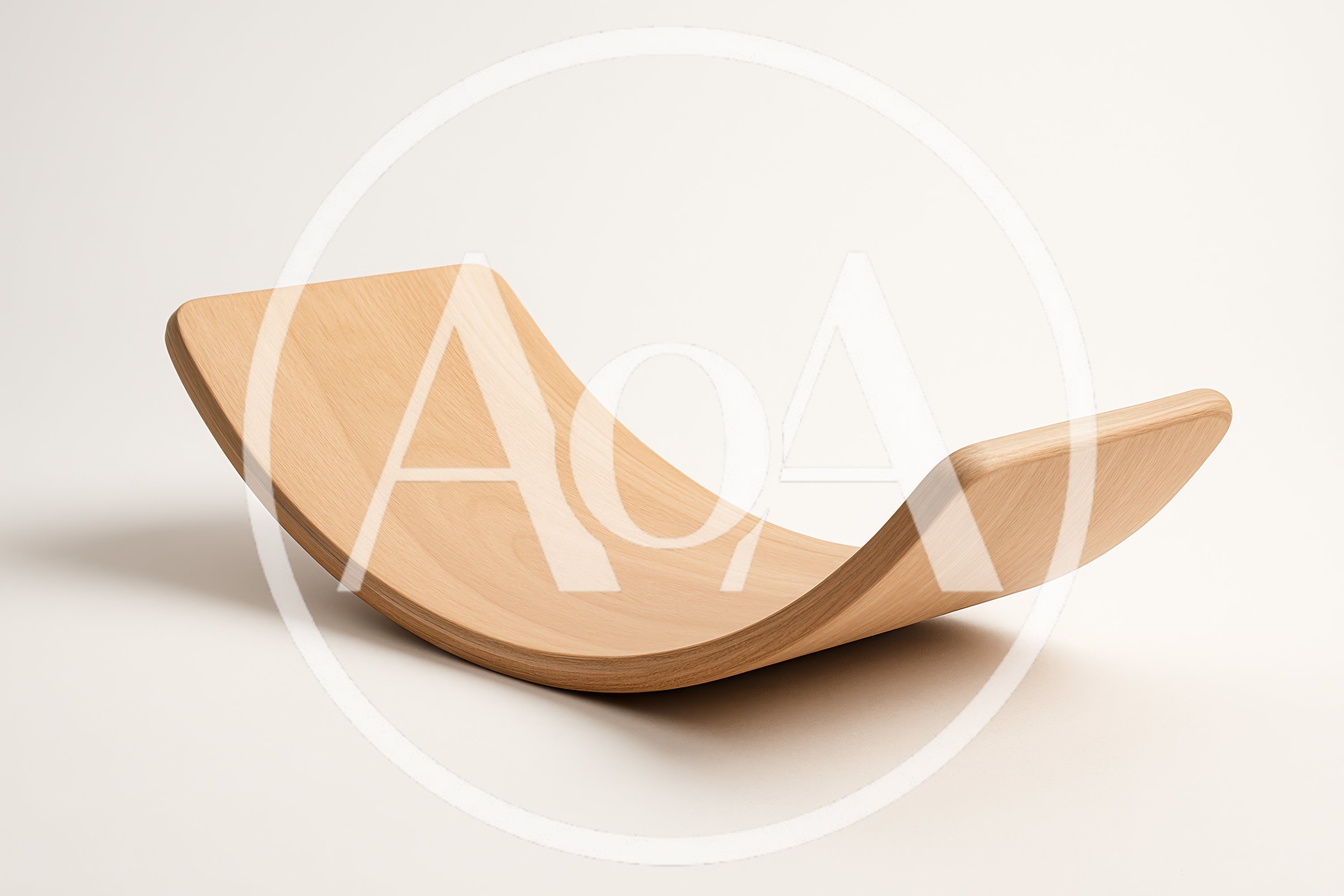 Wooden Curved Balance Board For Kids
