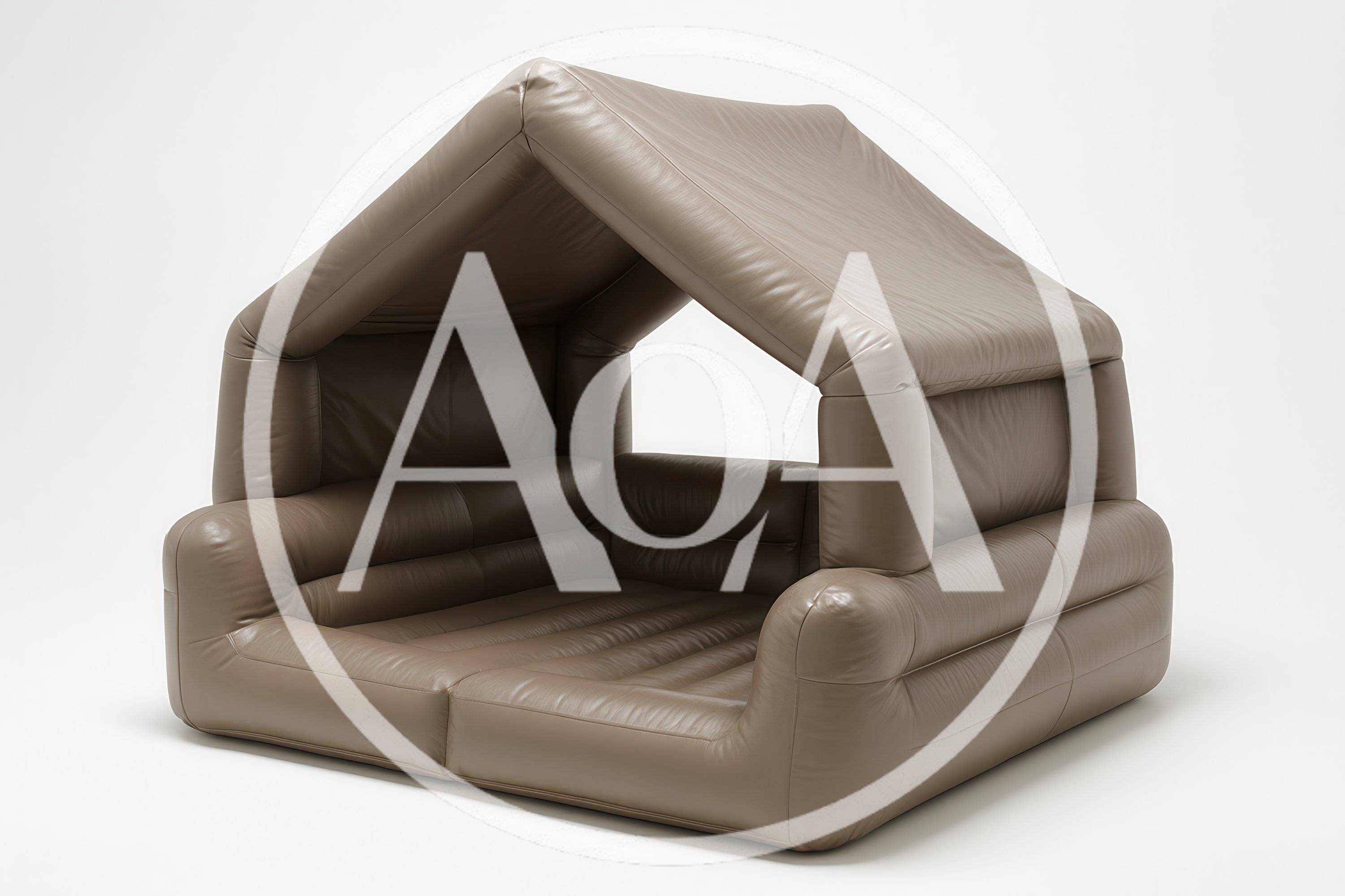 Inflatable Brown Leather Play House For Children