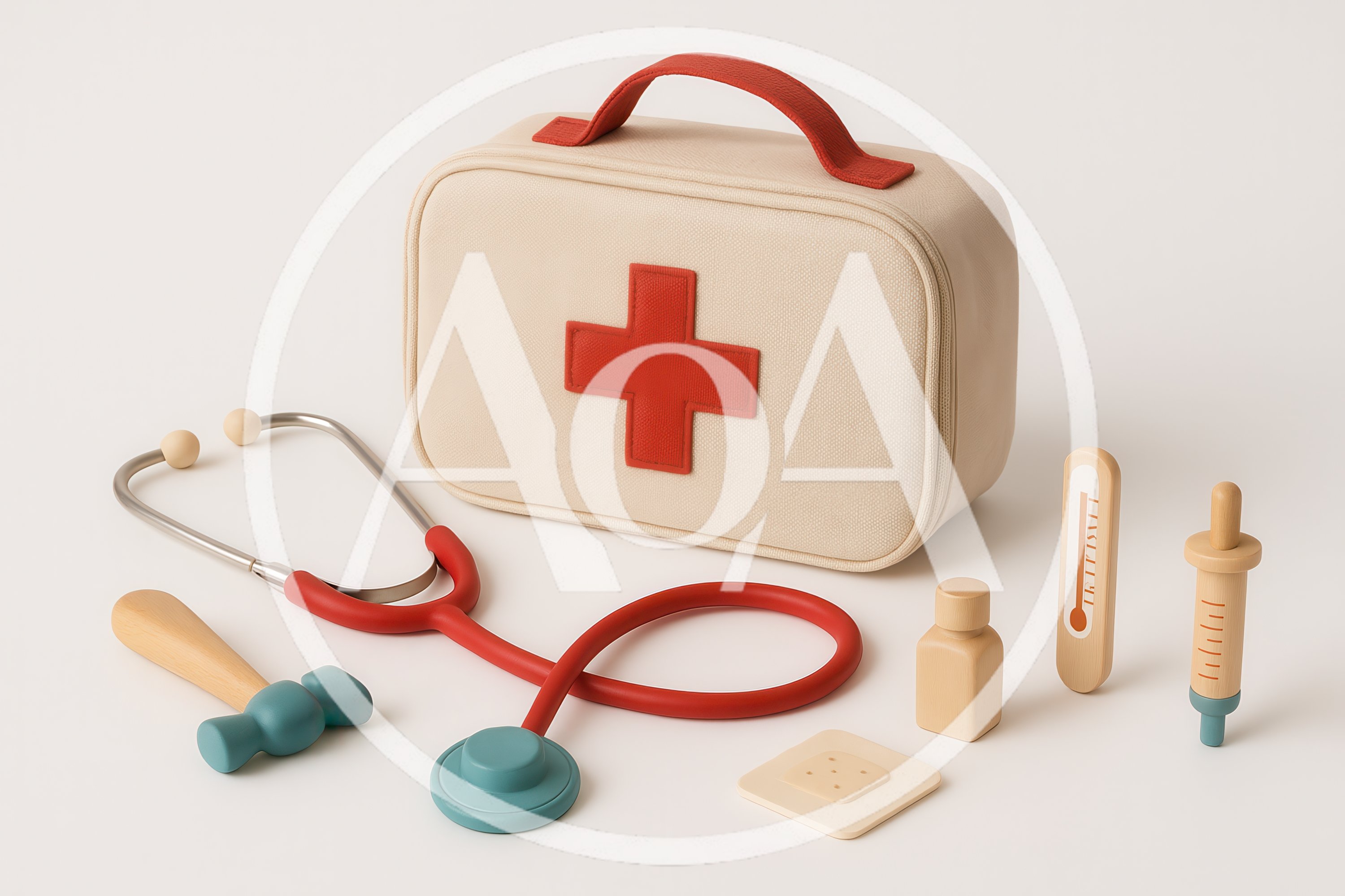 Toy Medical Kit With Stethoscope And Accessories