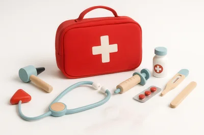 Toy Doctor Medical Kit With Accessories