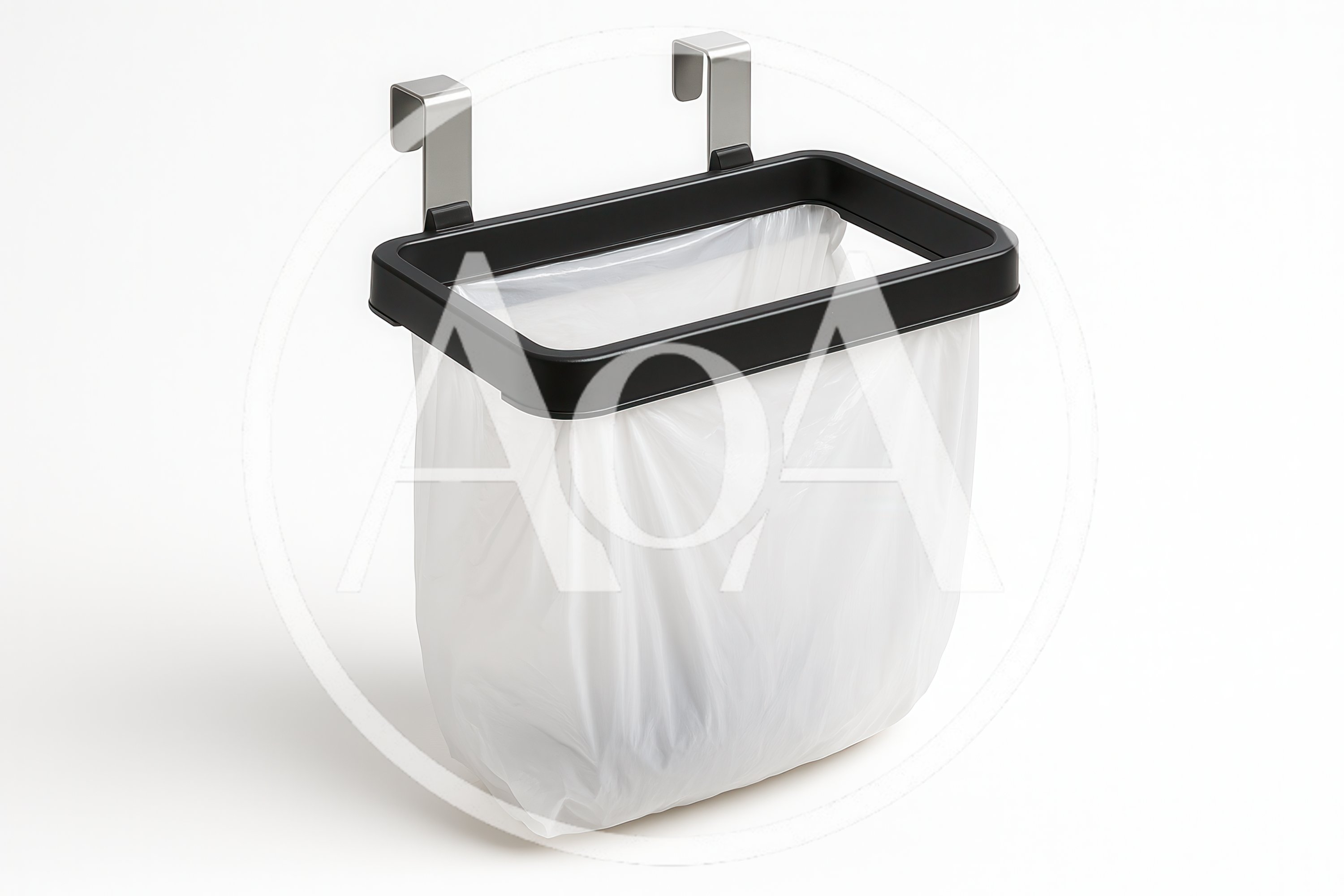 Over The Cabinet Door Trash Bag Holder