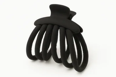 Matte Black Hair Claw Clip