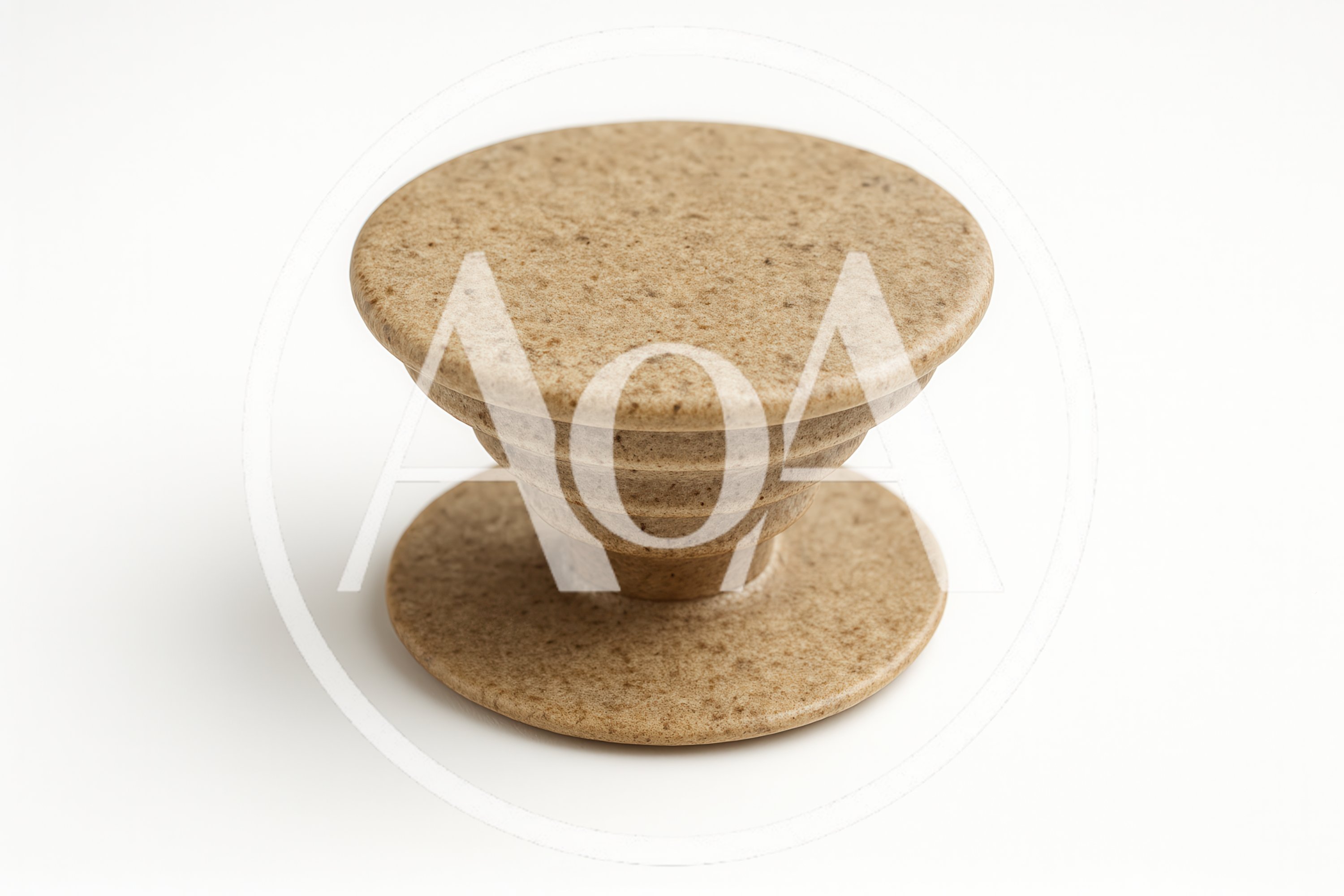 Beige Speckled Collapsible Phone Grip Stand
