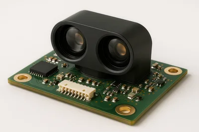 Stereo Vision Camera Module On Printed Circuit Board
