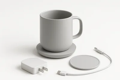 Minimalist Smart Mug With Wireless Charging Base