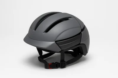 Modern Grey Commuter Bicycle Helmet
