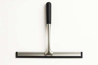 Modern Metal Squeegee With Black Handle