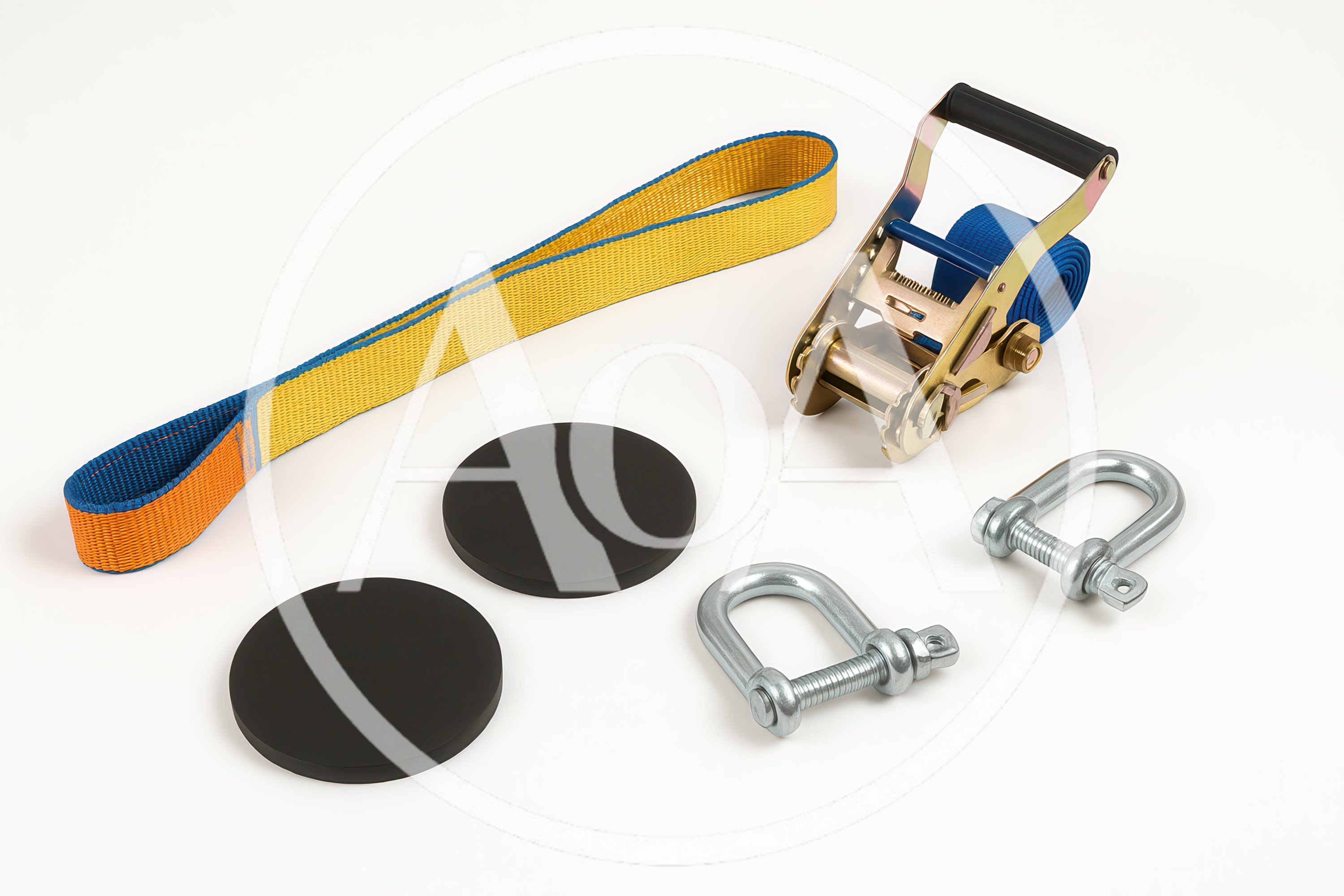 Ratchet Strap and Shackle Recovery Kit