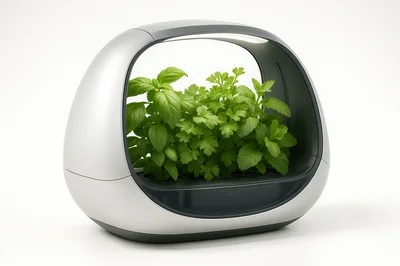 Modern Indoor Hydroponic Herb Garden System