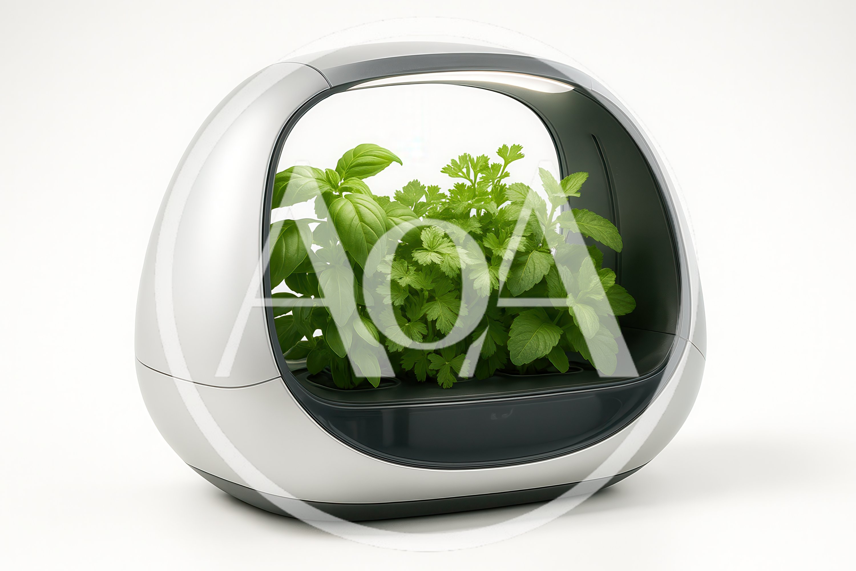 Modern Indoor Hydroponic Herb Garden System